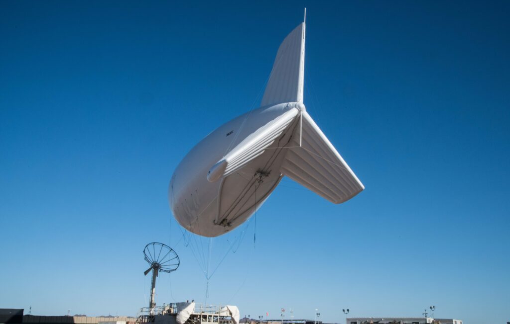 Aerostat being Launched