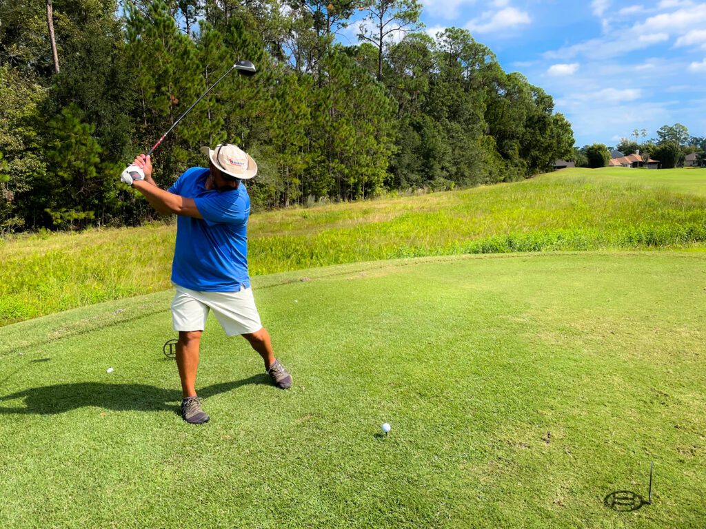 Elevated Team Member Golf Swing