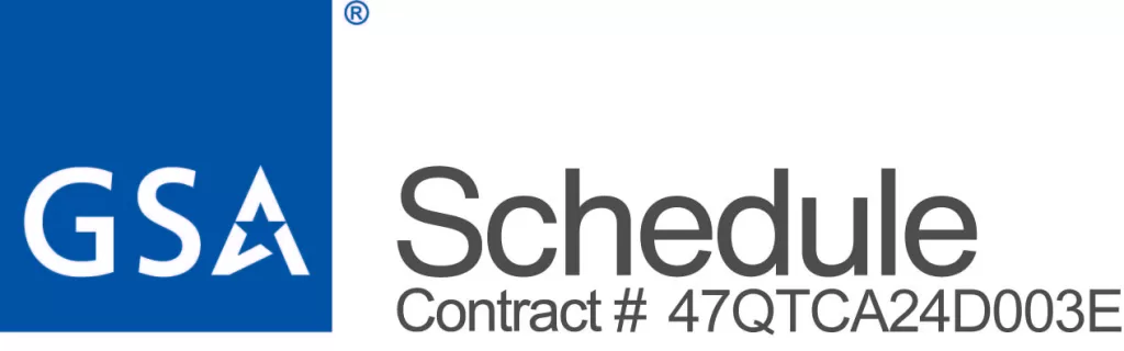 GSA Schedule logo contract number 47QTCA24D003E